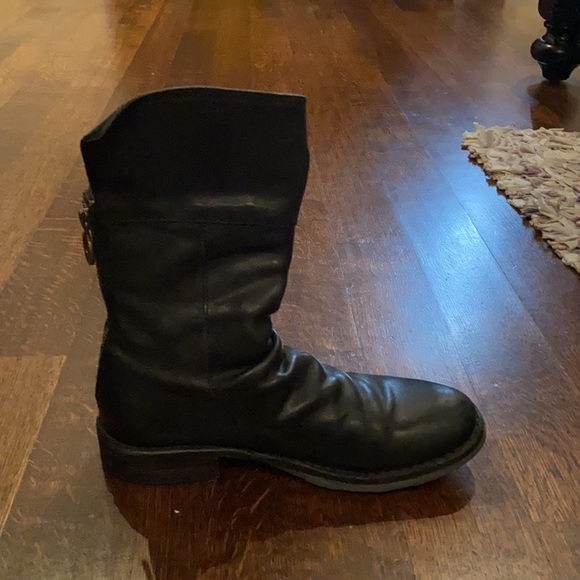 Fiorentini + Baker black leather boots - Picture 2 of 5